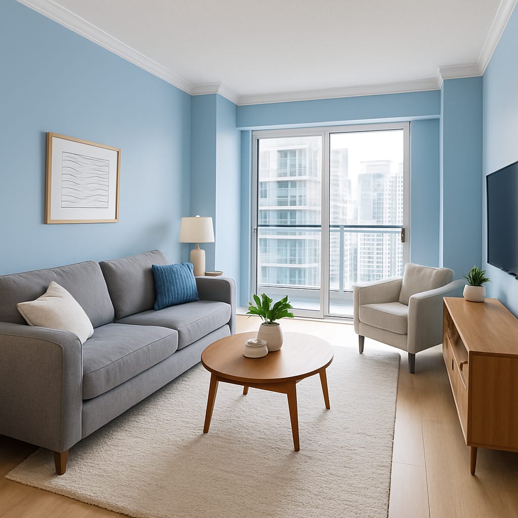 Condo interior painting in Mississauga high-rise