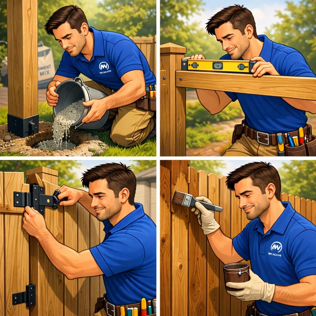 Fence installation in Oakville, Etobicoke, Mississauga and West GTA