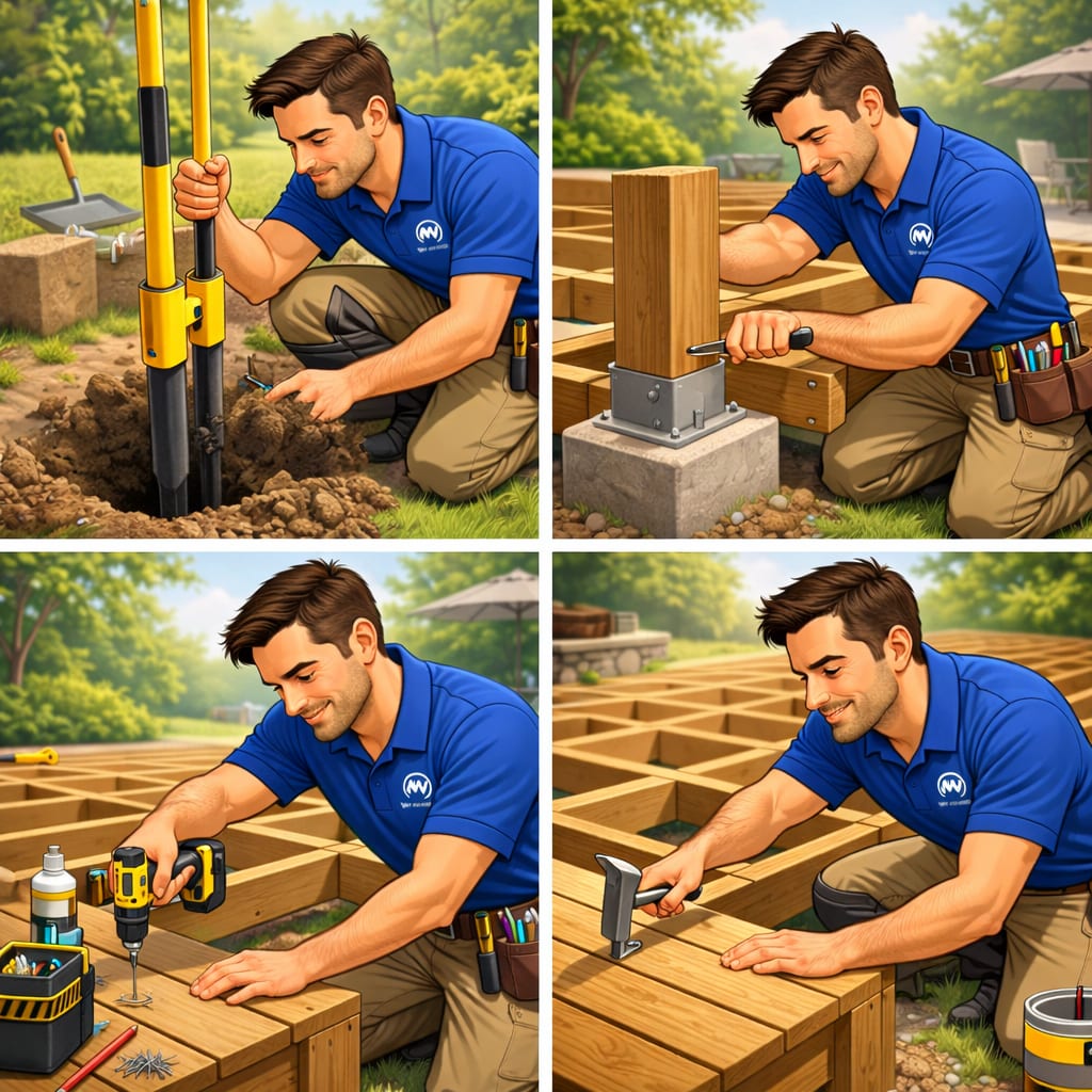 Deck installation in Oakville, Etobicoke, Mississauga and West GTA