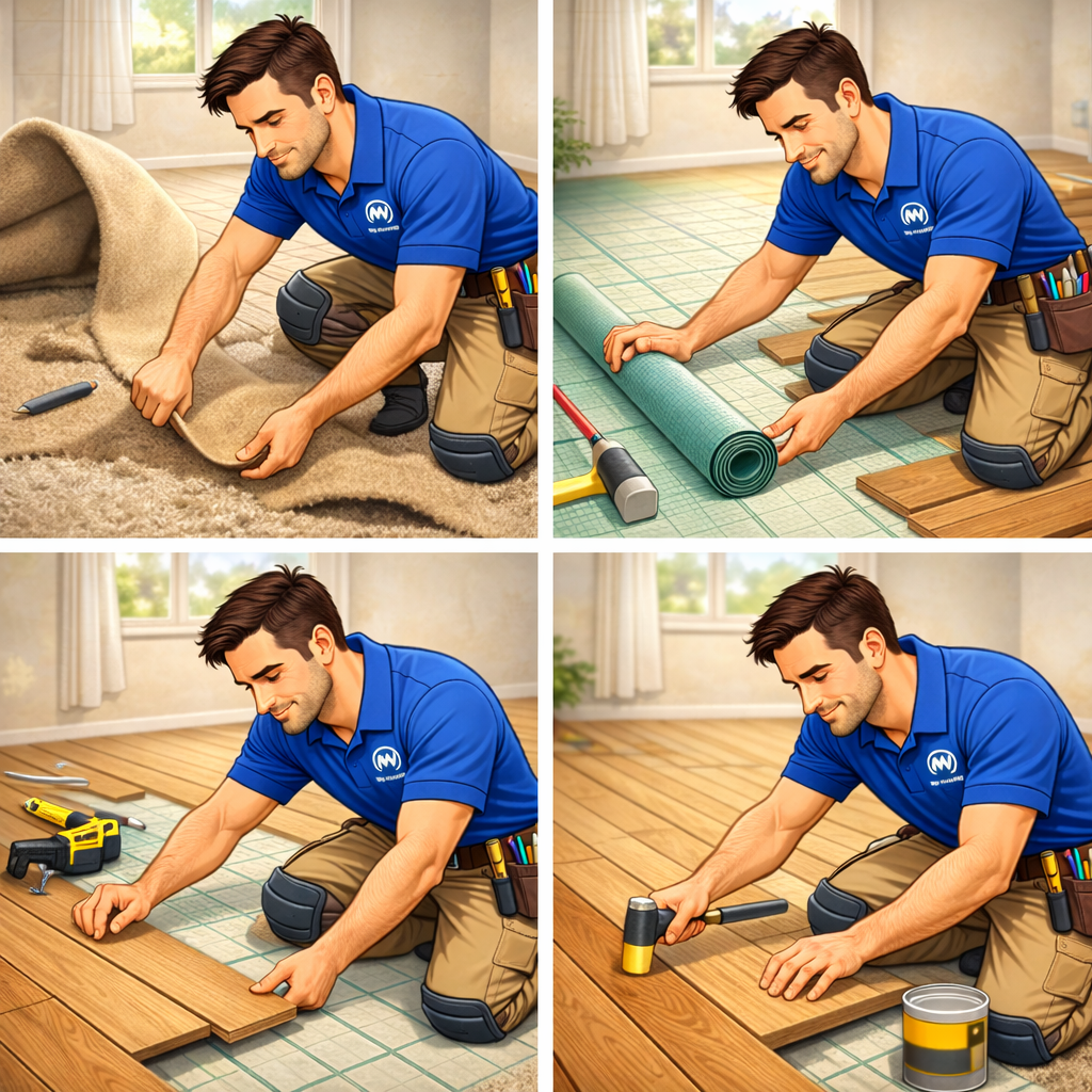 Flooring installation and removal in Oakville, Etobicoke, Mississauga and West GTA