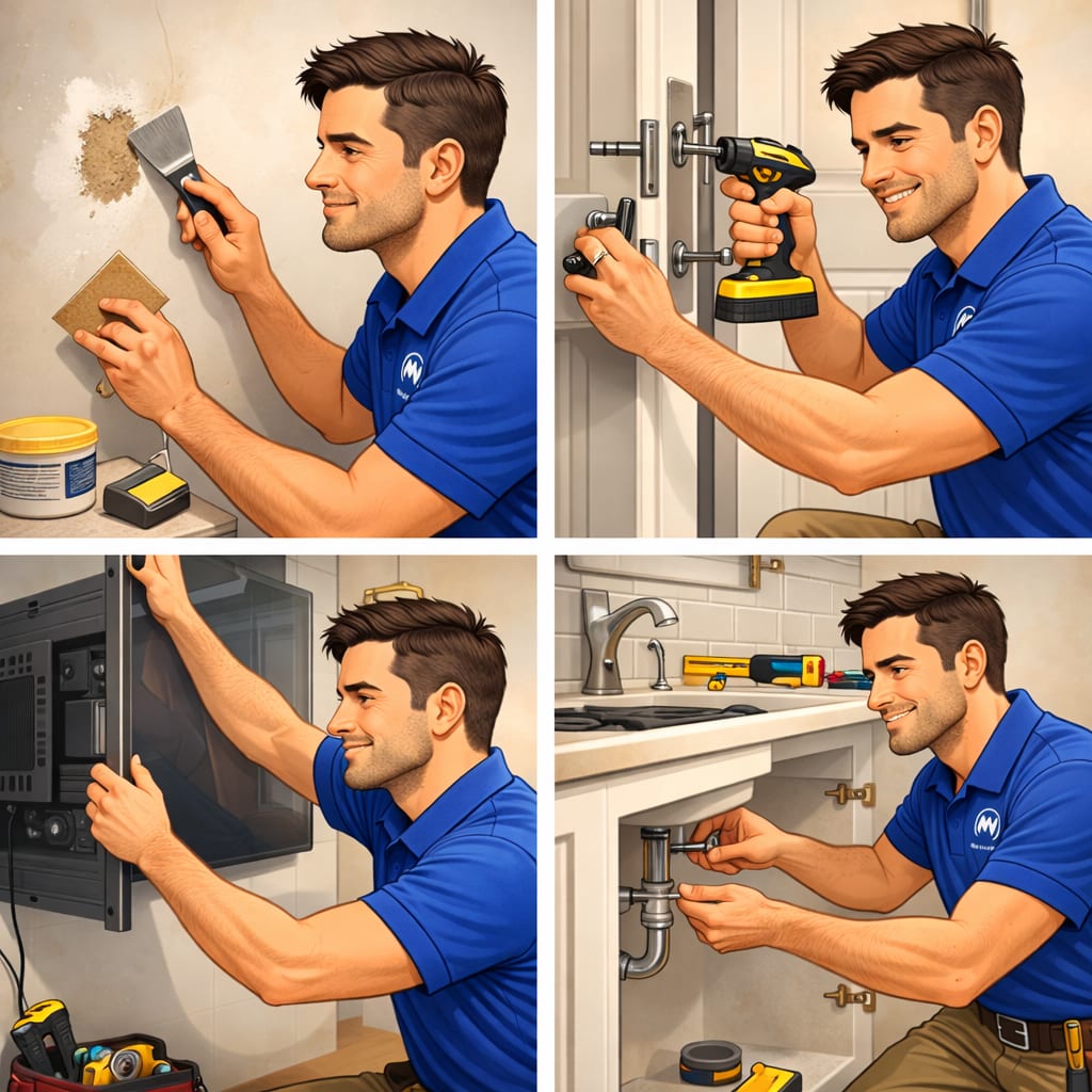 Handyman services and small home repairs in Oakville, Etobicoke, Mississauga and West GTA
