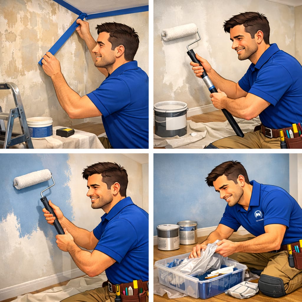 Interior and exterior house painting in Oakville, Etobicoke, Mississauga and West GTA