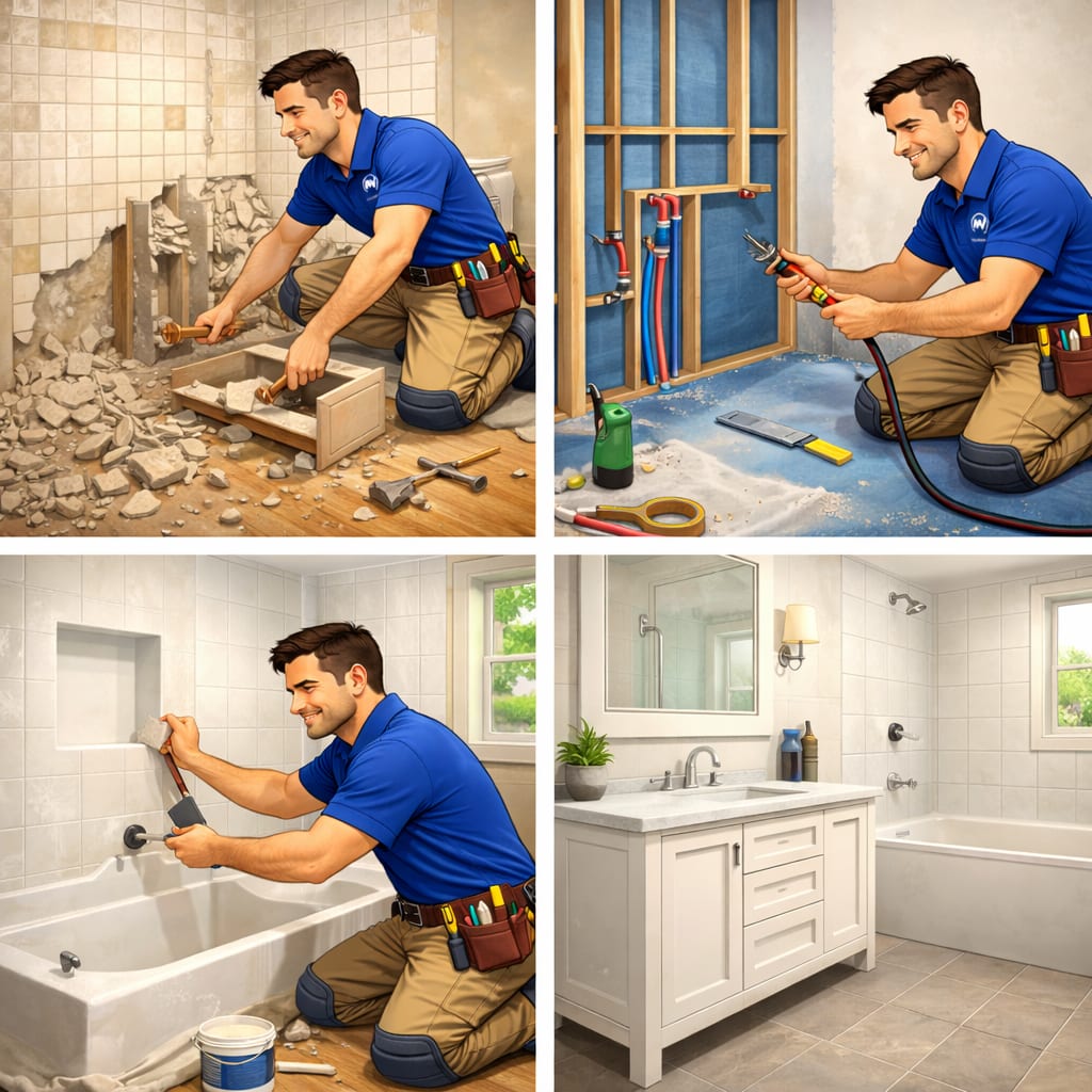Bathroom renovation cost calculator in Oakville, Etobicoke, Mississauga and West GTA