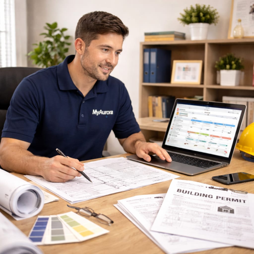 “Renovation planning and estimating - permits and budgeting - West GTA” “MyAurora renovation planning and estimating with drawings budget and permit paperwork in the West GTA”